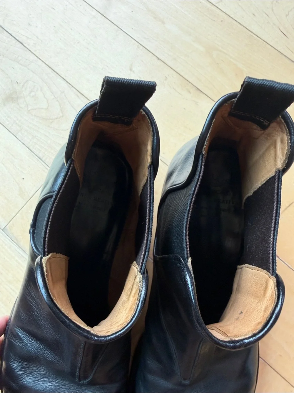 Famous Duca Del Nord Italian Leather Chelsea Dress Boot